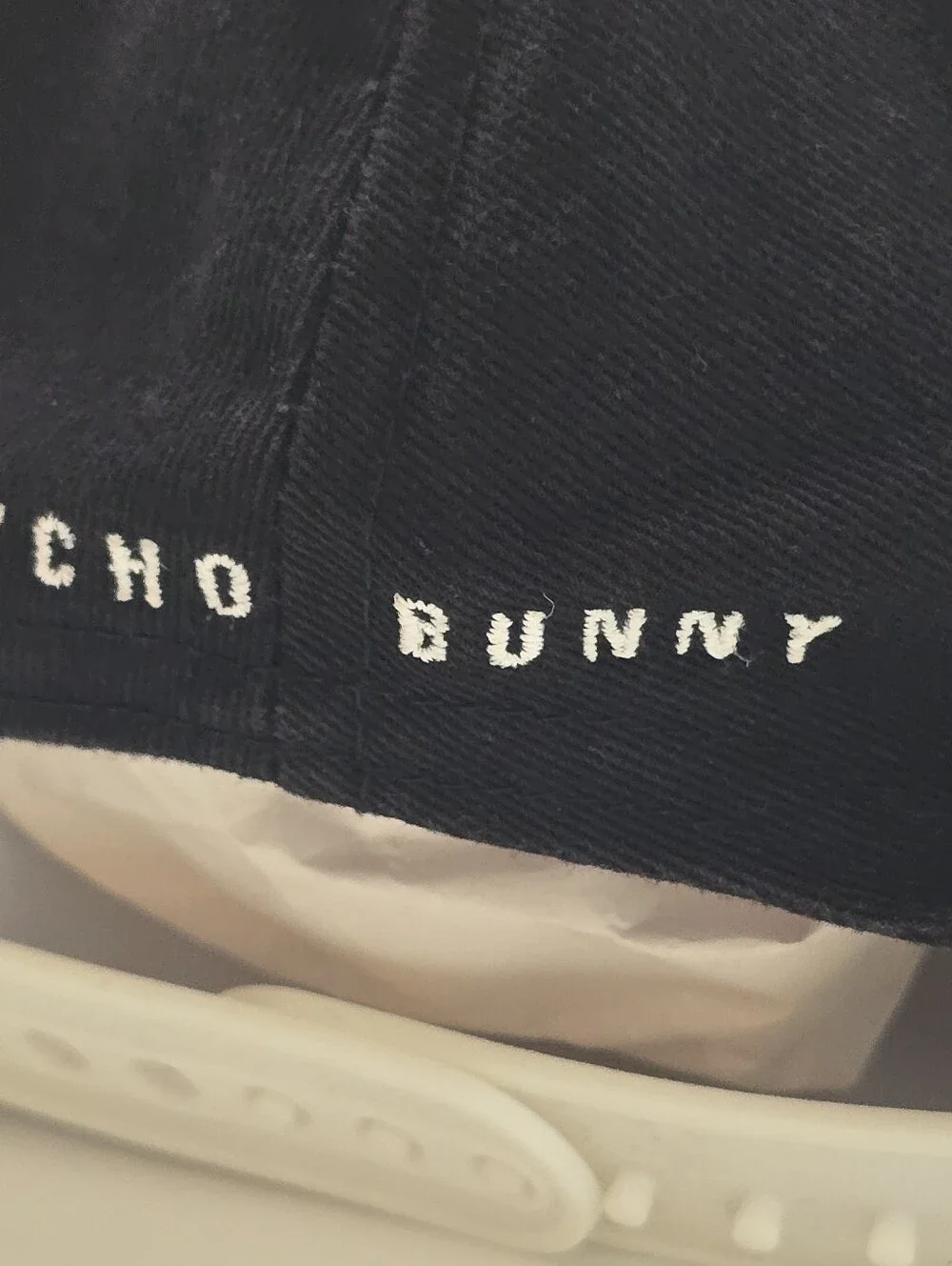 Psycho Bunny Black Logo Snapback Baseball Cap Hat One Size